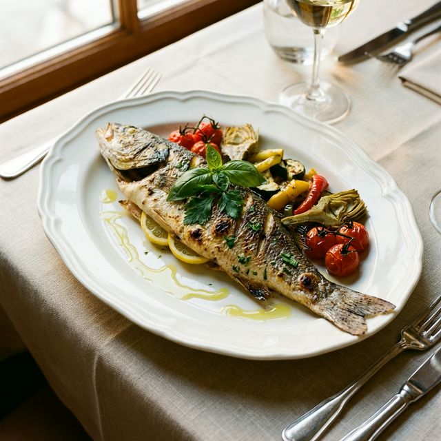 Branzino alla griglia
